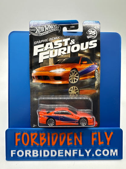 Hot Wheels 2025 Silver Series - Wal Mart Exclusive - Fast & Furious Graphic Remix Series - Complete Set Of 5