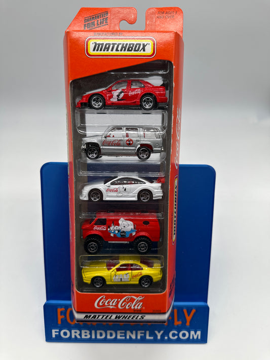 Matchbox 5 Pack - 1999 Coca Cola Brand Series