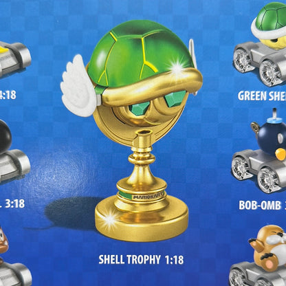 Hot Wheels Mario Kart - 2019 Blind Boxes - Wheeled Figure #7 Shell Cup Trophy Chase