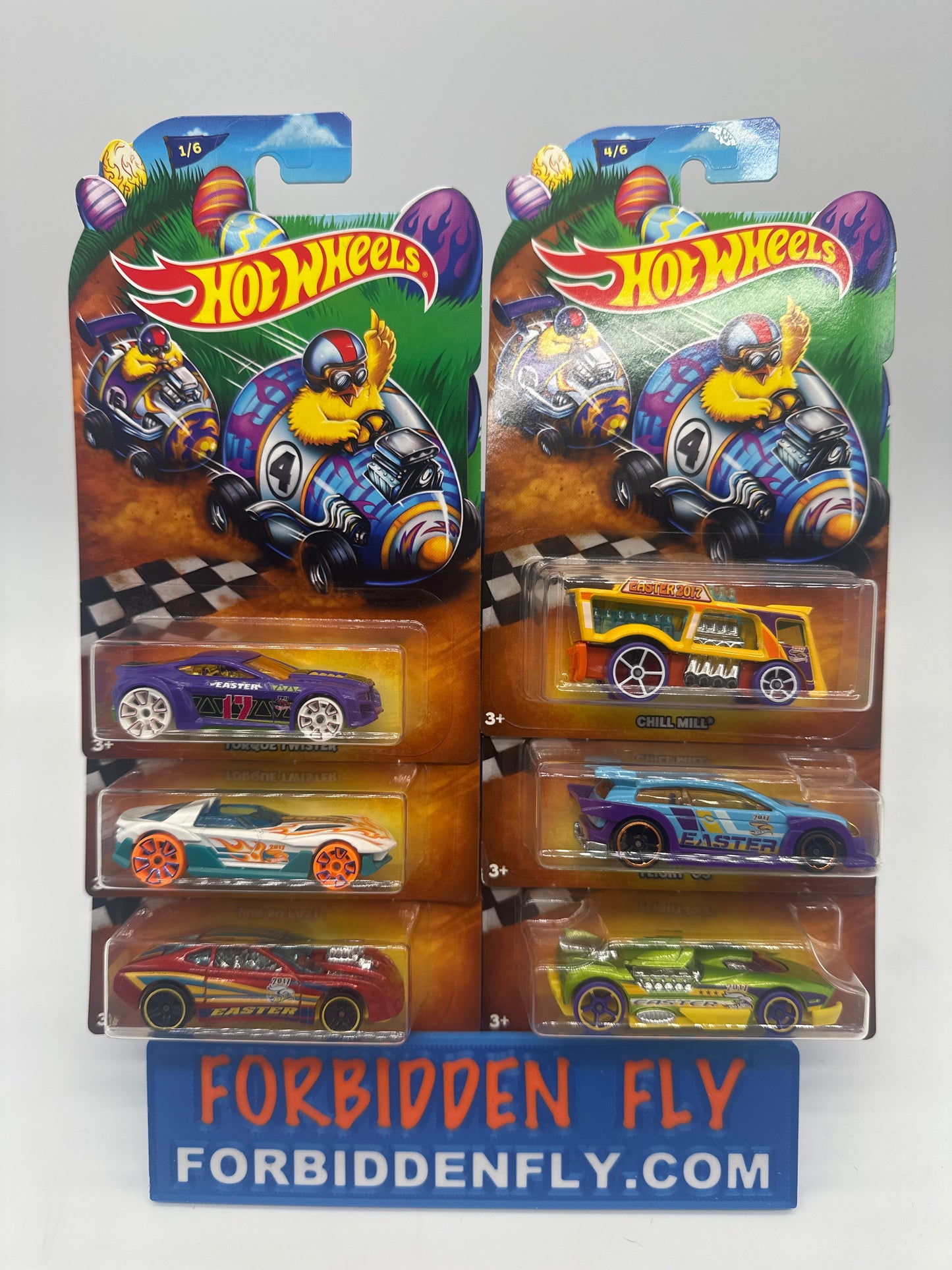 Hot Wheels - 2017 Happy Easter Series - Complete Set of 6