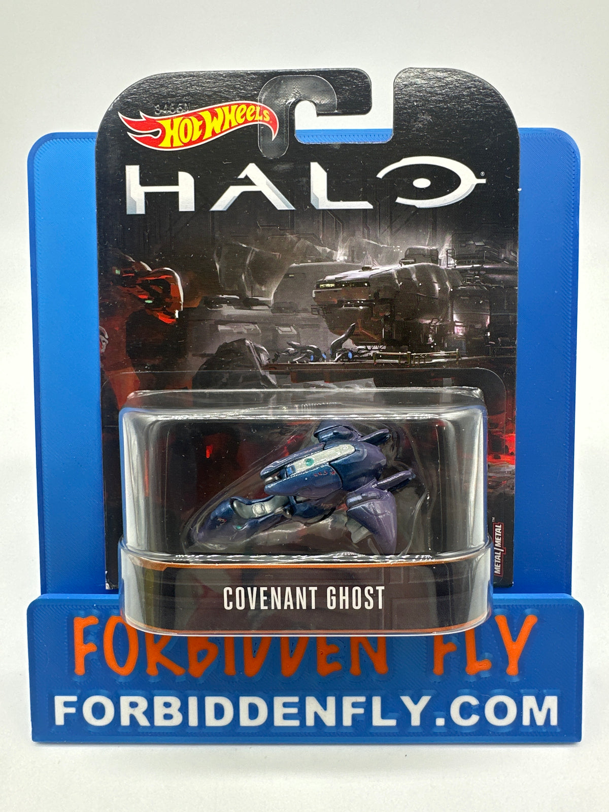 Hot Wheels 2017 Retro Entertainment Premium Single - Halo - Covenant Ghost (Movie Reel Packaging)