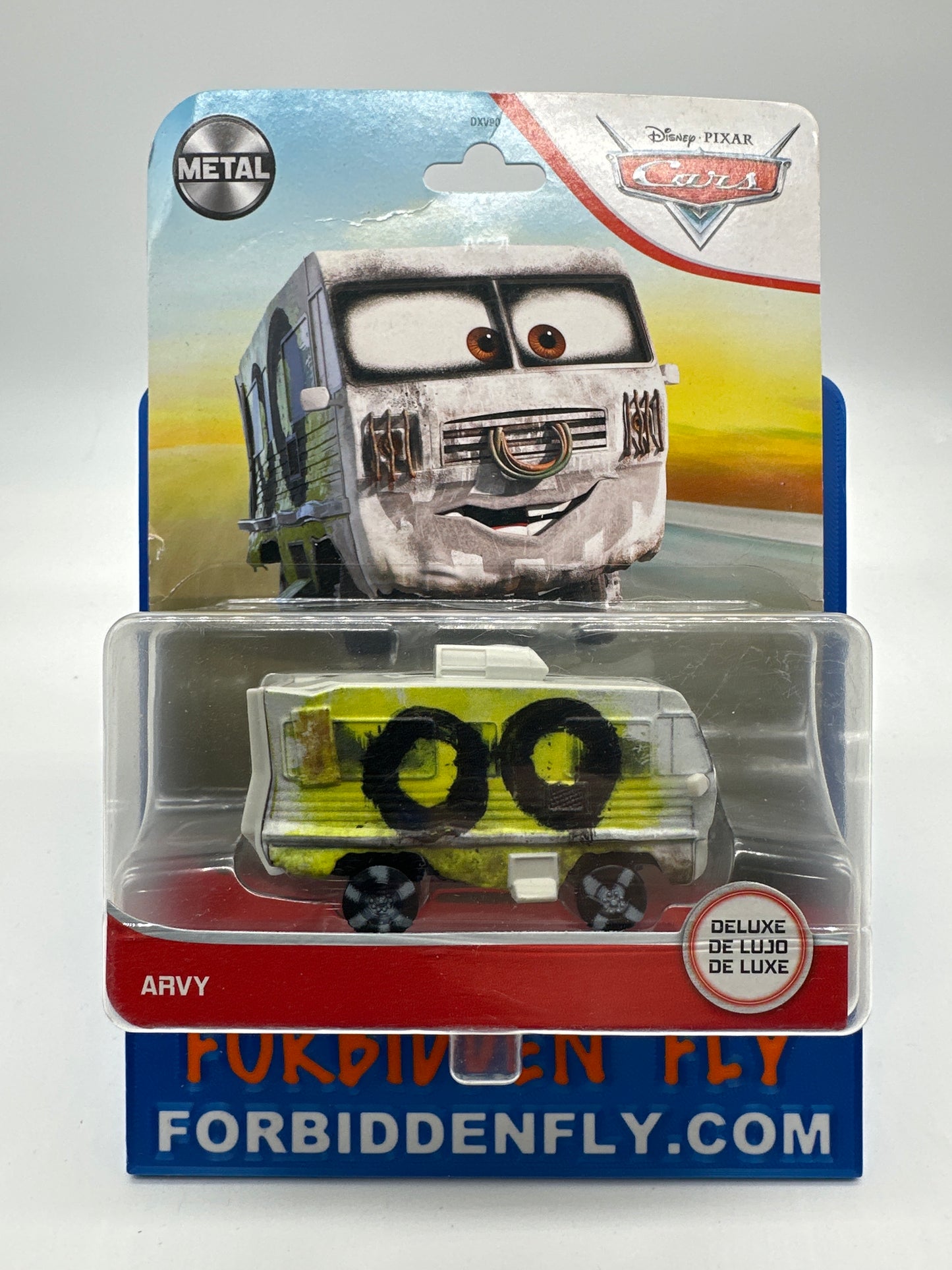 Disney Pixar Cars Movie - Metal Logo Card - Deluxe Arvy