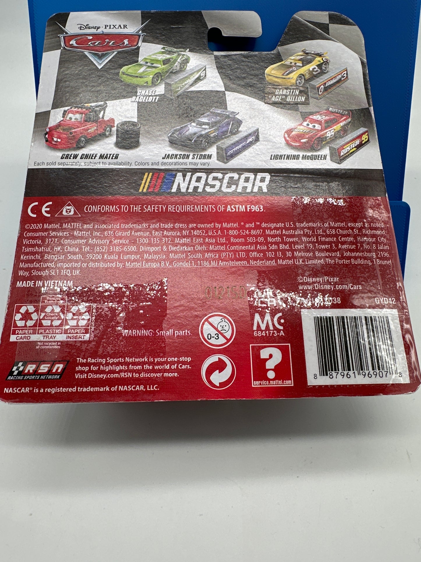 Disney Pixar Cars Movie - 2021 NASCAR Series - Chase Racelott