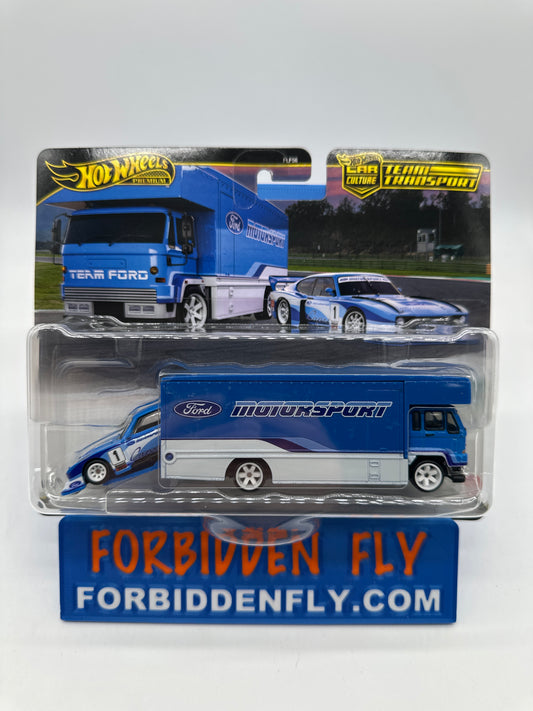 Hot Wheels Car Culture Team Transport - #88 - Ford Capri GR5 & Fleet Flyer