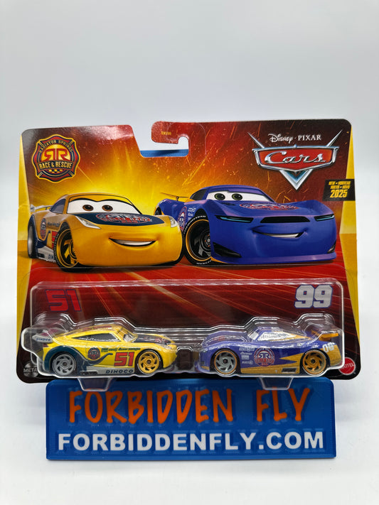 Disney Pixar Cars 2025 - (Two) 2 Pack - Race & Rescue - Cruz Ramirez & Danny Swervez