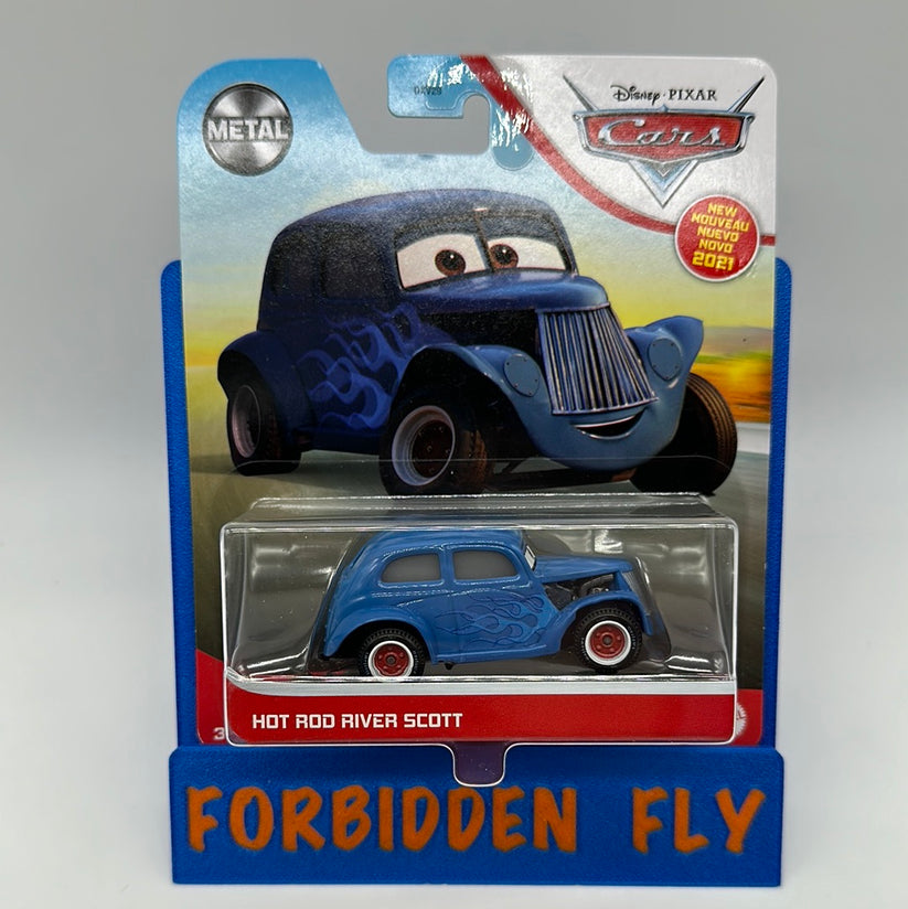 Disney Pixar Cars Movie - Metal Logo Card Release - Hot Rod River Scot ...