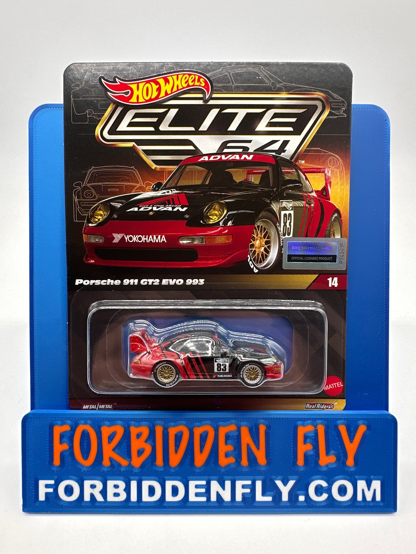 Hot Wheels Mattel Creations - Elite 64 - # 14 - Porsche 911 GT2 EVO 993