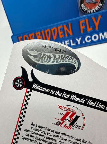 Hot Wheels RLC Red Line Club - 2012 Club Car Release - Classic ‘57 T-Bird - Red (w/ Pin)