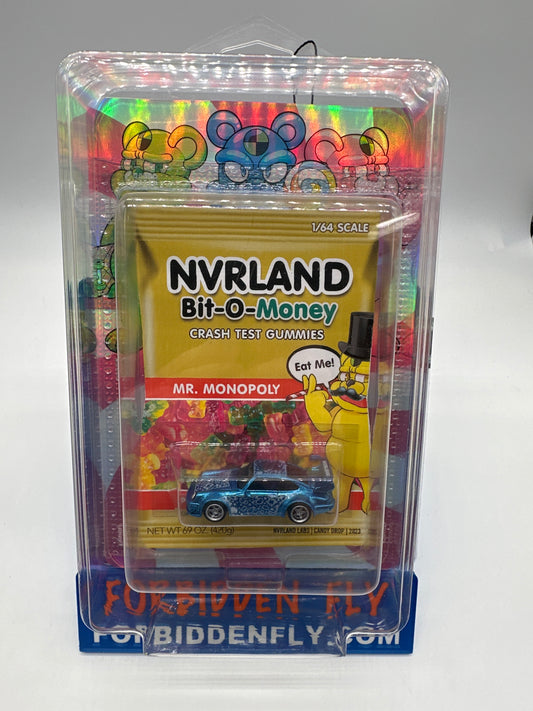 NVRLand Collectibles - 2023 WhatNot Candy Drop Release Car - Porsche 911 RWB - Bit-O-Money - Mr. Monopoly