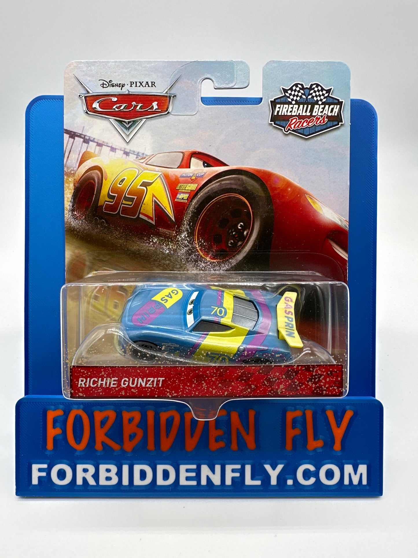 Disney Pixar Cars Movie - Fireball Beach Series - Richie Gunzit