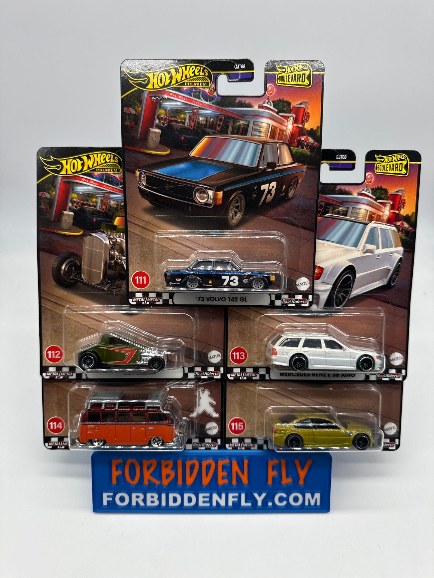 Hot Wheels Premium - Wal Mart Boulevard Series (#111-115) Set of 5