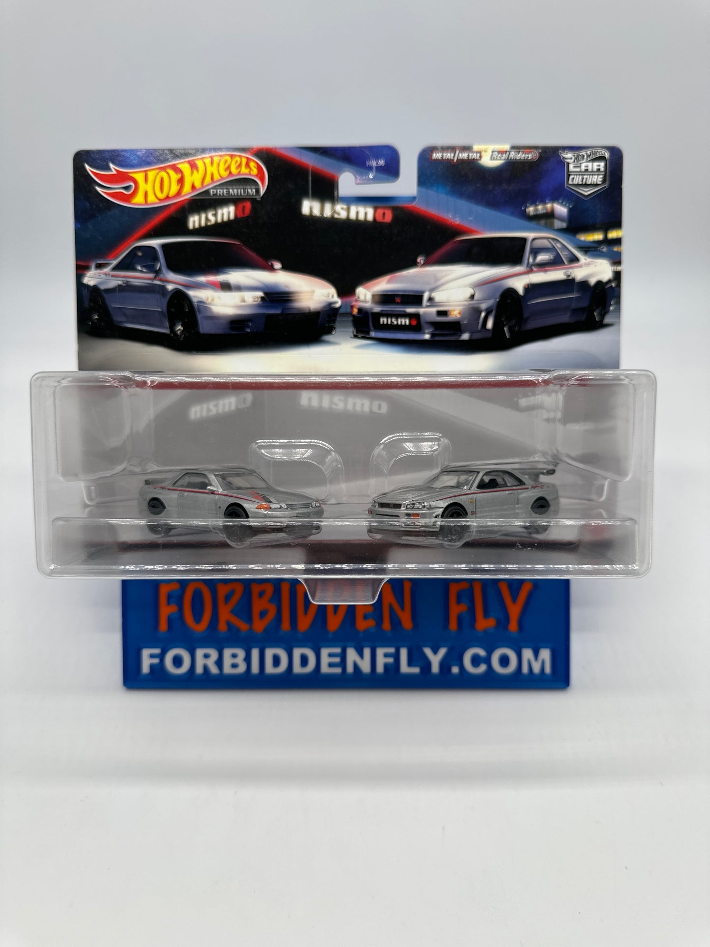 Hot Wheels Car Culture - Target Exclusive Premium 2 Pack - Nismo Silver Nissan Skyline GT-R (BNR32) & (BNR34)