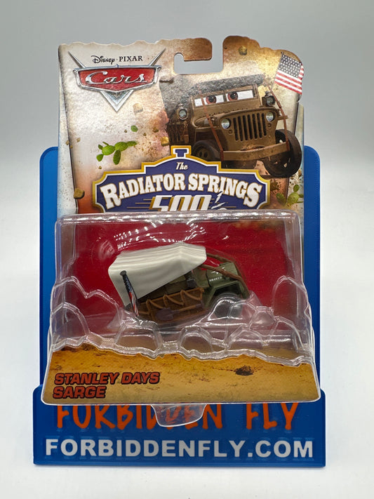 Disney Pixar Cars Movie -  Radiator Springs 500 Series - Stanley Days Sarge