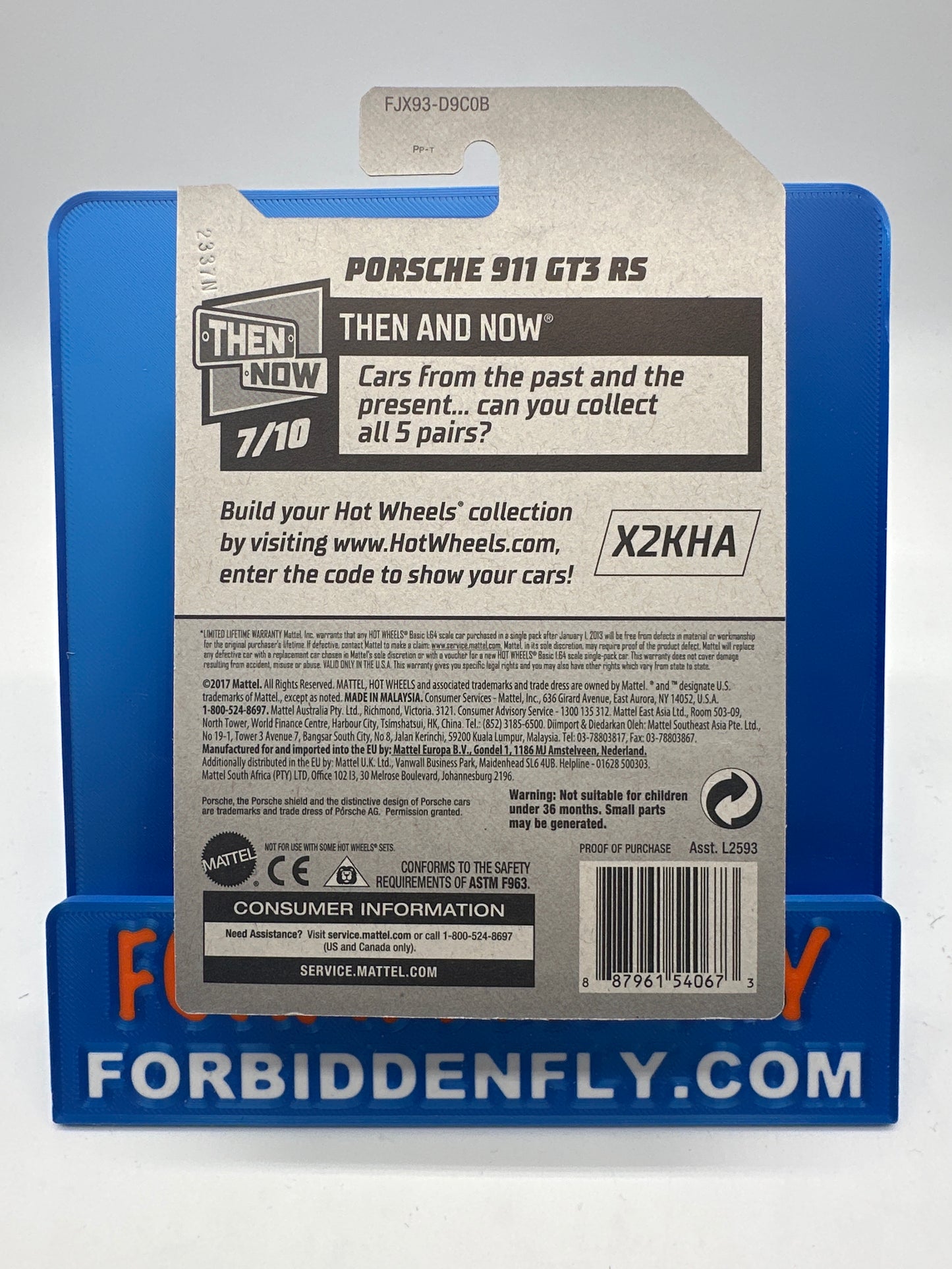 Hot Wheels Mainline - Factory Stickered 2018 - Porsche 911 GT3 RS