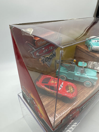 Disney Pixar Cars Movie - Toon Rescue Squad Mater Series - Rescue Squad Mater 4 Car Pack Set