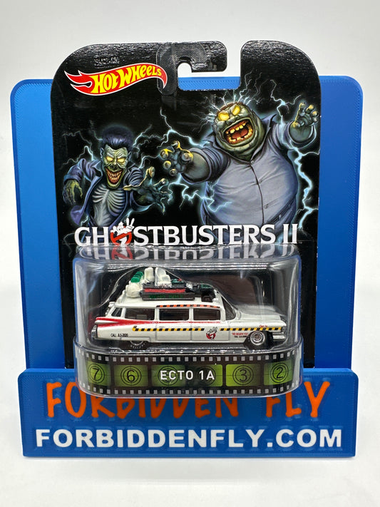 Hot Wheels 2014 Retro Entertainment Premium Single - Ghostbusters Ecto 1A (Movie Reel Packaging)