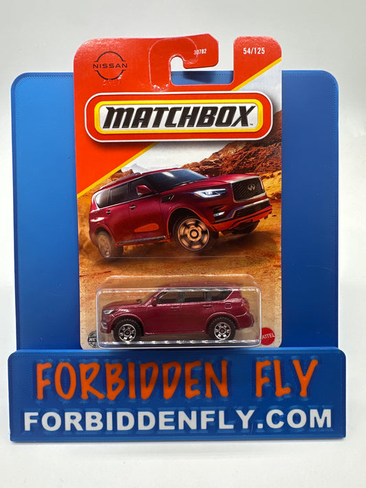 Matchbox - 2025 Mainline #54/125 - 2022 Infiniti QX80 - Maroon