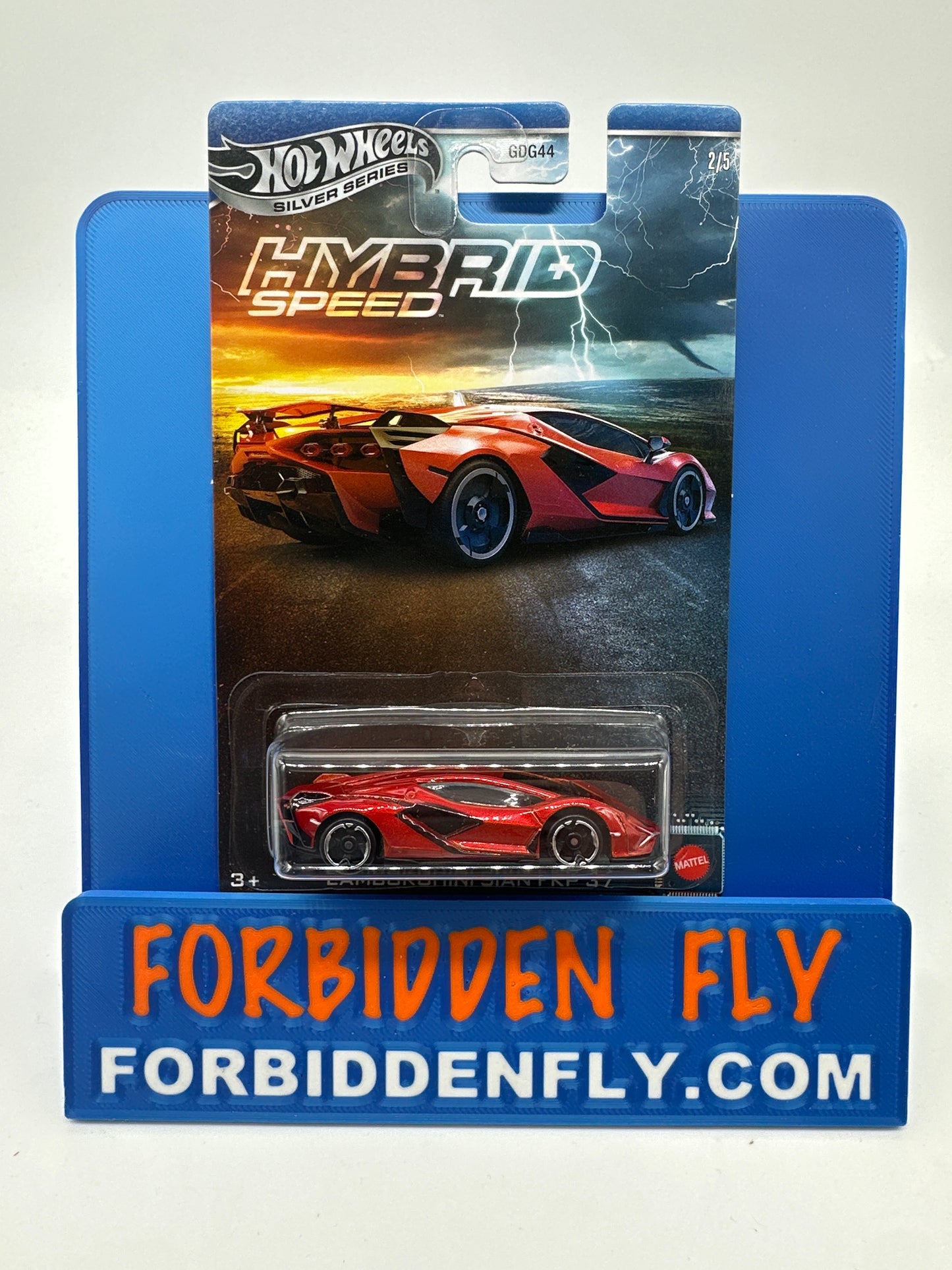 Hot Wheels 2025 Silver Series - Wal Mart Exclusive - Hybrid Speed Series - #2/5 Lamborghini Sian FKP 37