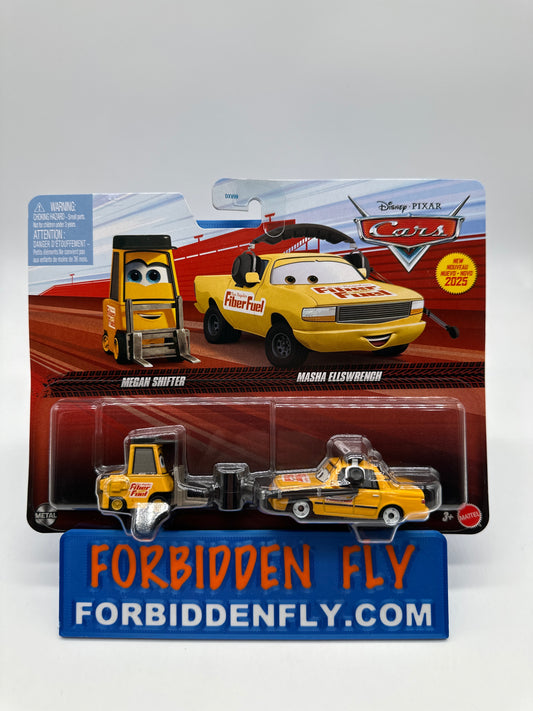 Disney Pixar Cars 2025 - (Two) 2 Pack - Megan Shifter & Masha Ellswrench