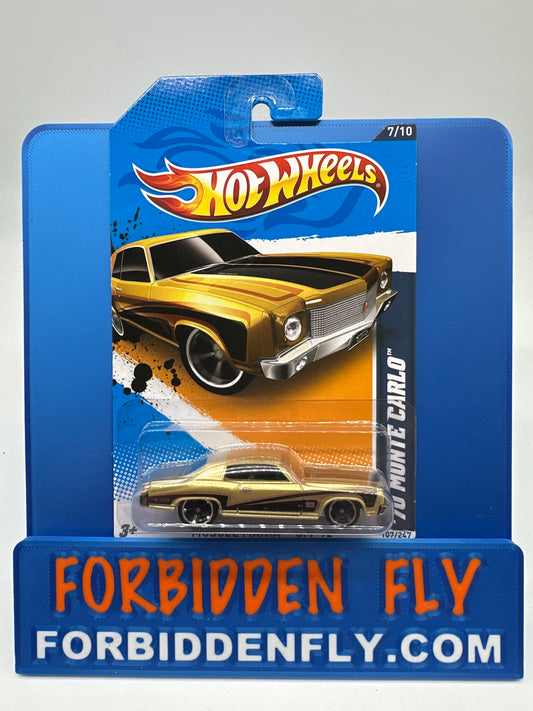 Hot Wheels 2012 Muscle Mania - ‘70 Monte Carlo - Gold