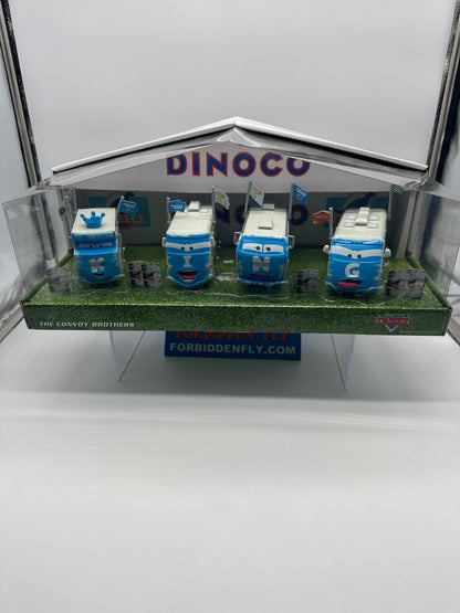 Disney Pixar Cars Movie - 2013 D23 Convention Exclusive - The Convoy Brothers (Dinoco RVs)