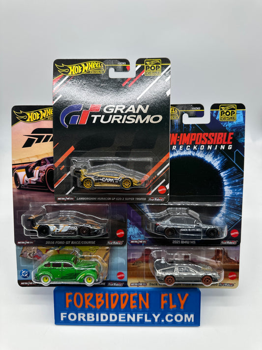 Hot Wheels Premium - Pop Culture 2025 Mix L - Set of 5