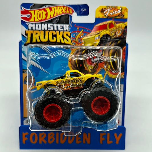 Hot Wheels Monster Trucks - w/ Connect and Crash Car - All Fried Up