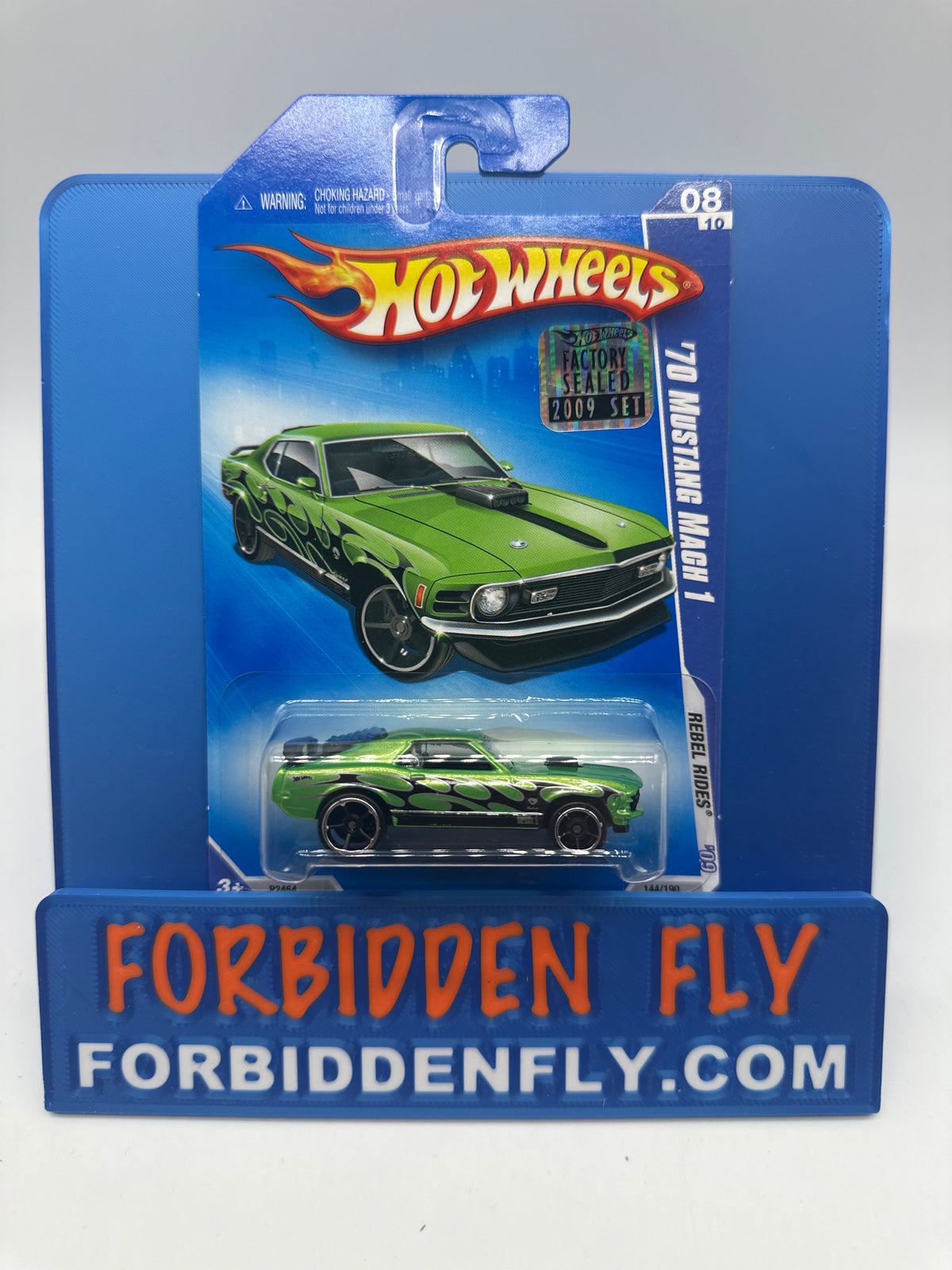 Hot Wheels Mainline - 2009 Factory Stickered - Rebel Rides Series - Mustang Mach 1 - Lot Of 3
