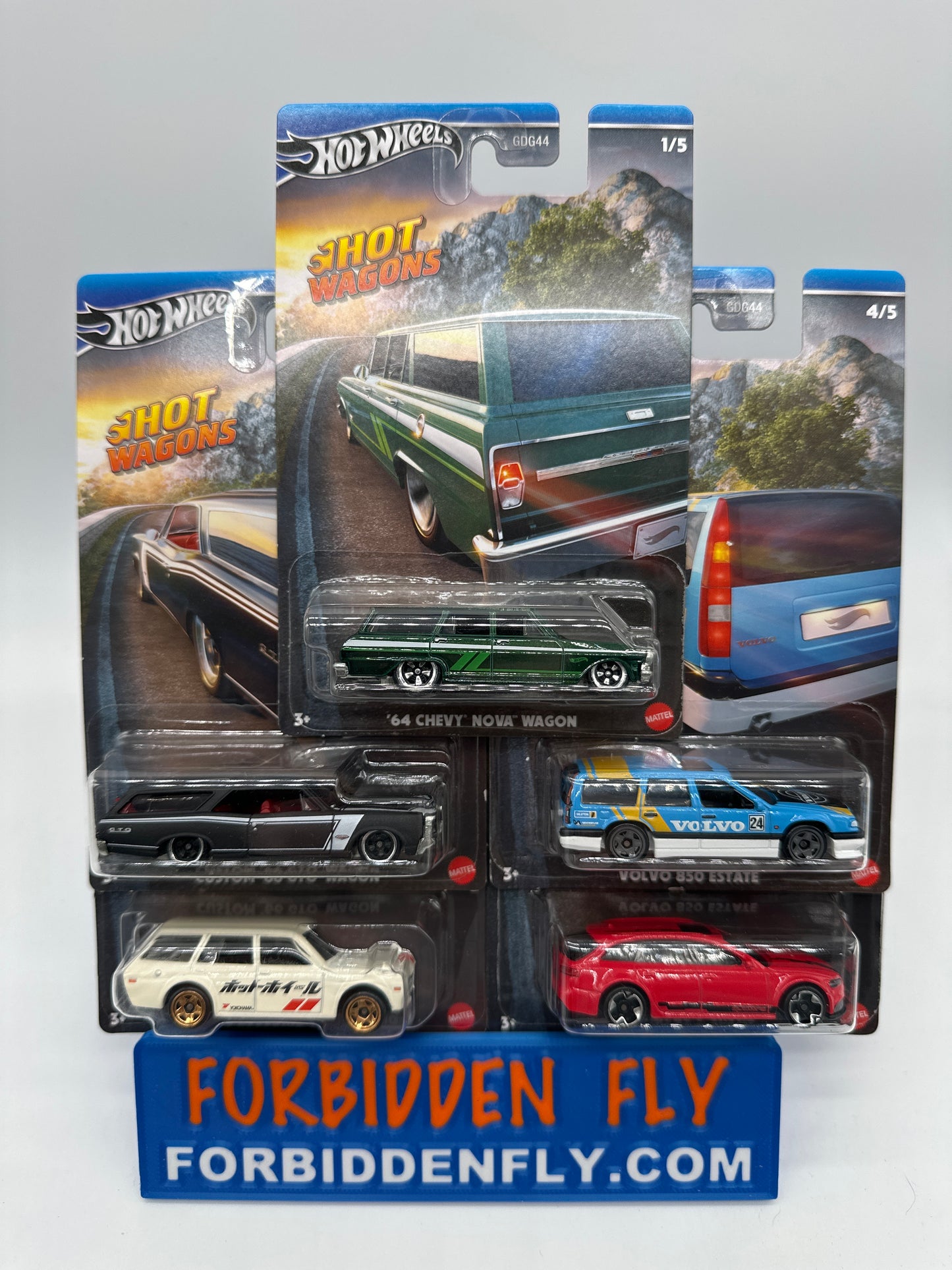 Hot Wheels Silver Series - 2024 Hot Wagons Series - Complete Set of 5