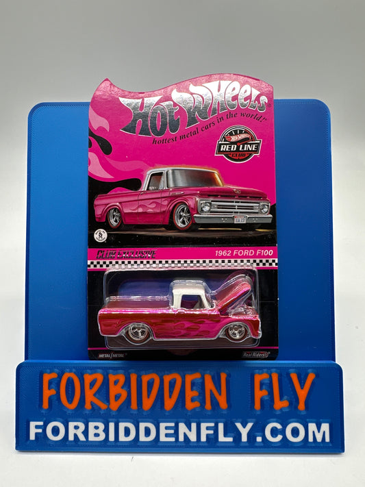 Hot Wheels RLC Red Line Club - 2023 Release - Pink Party Car - 1962 Ford F100