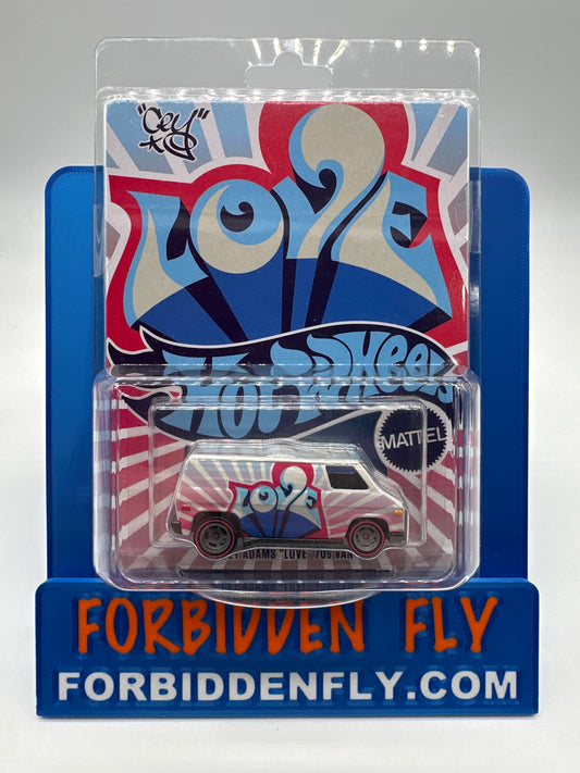 Hot Wheels - RLC Red Line Club 2022 Release - Hot Wheels X Cey Adams - 70’s “Love” Van
