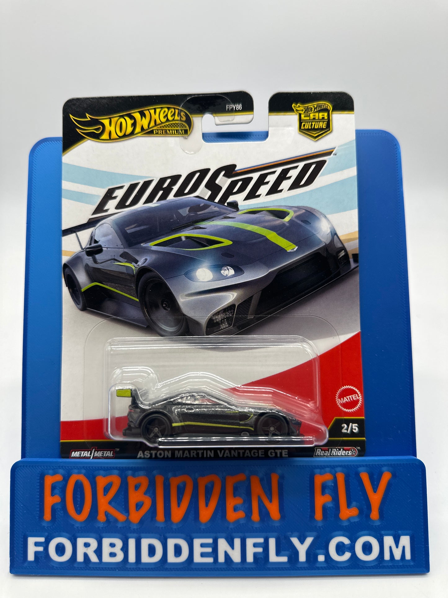 Hot Wheels Car Culture Premium - 2025 Euro Speed Series - #2/5 - Aston Martin Vantage GTE - Single Car