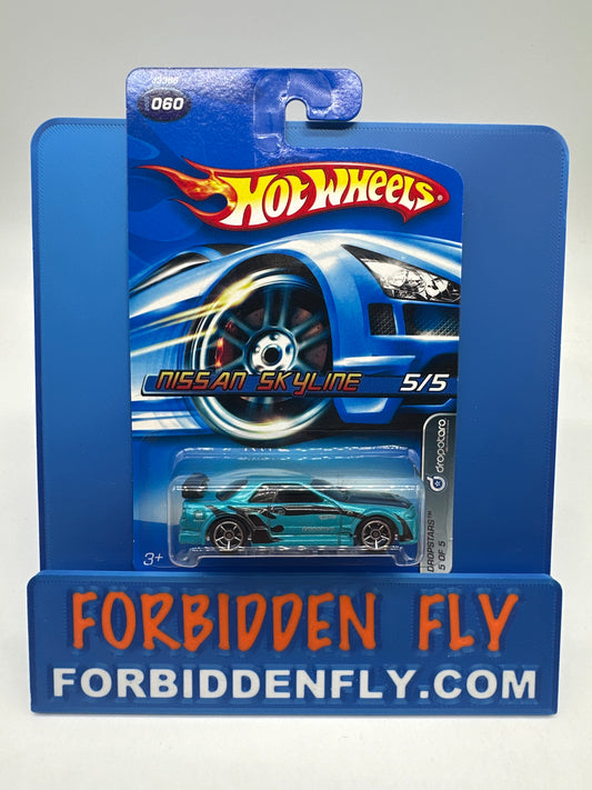 Hot Wheels Mainline - 2006 Dropstars - Nissan Skyline GT-R - Teal
