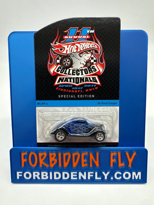Hot Wheels 11th Annual Collector’s Nationals Convention - 2011 Cincinnati, OH - ‘36 Ford Coupe (#4 of 4 Souvenir)