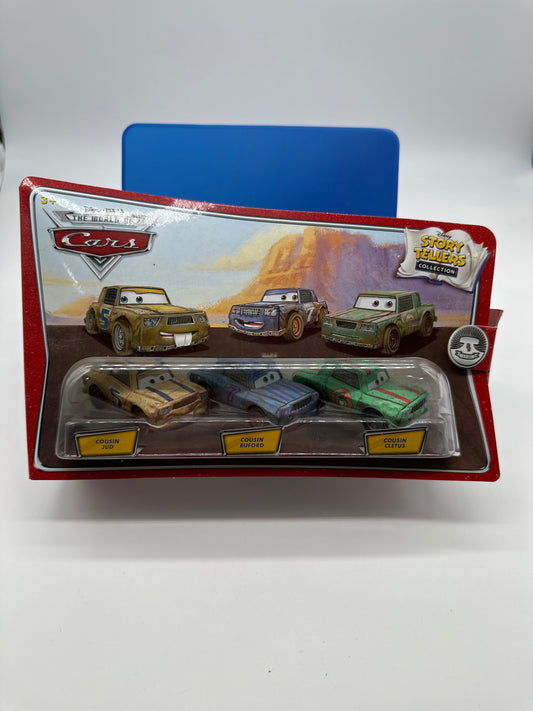 Disney Pixar Cars Movie - Story Tellers Collection Series - The Cousins 3 Pack - Jud, Buford & Cletus