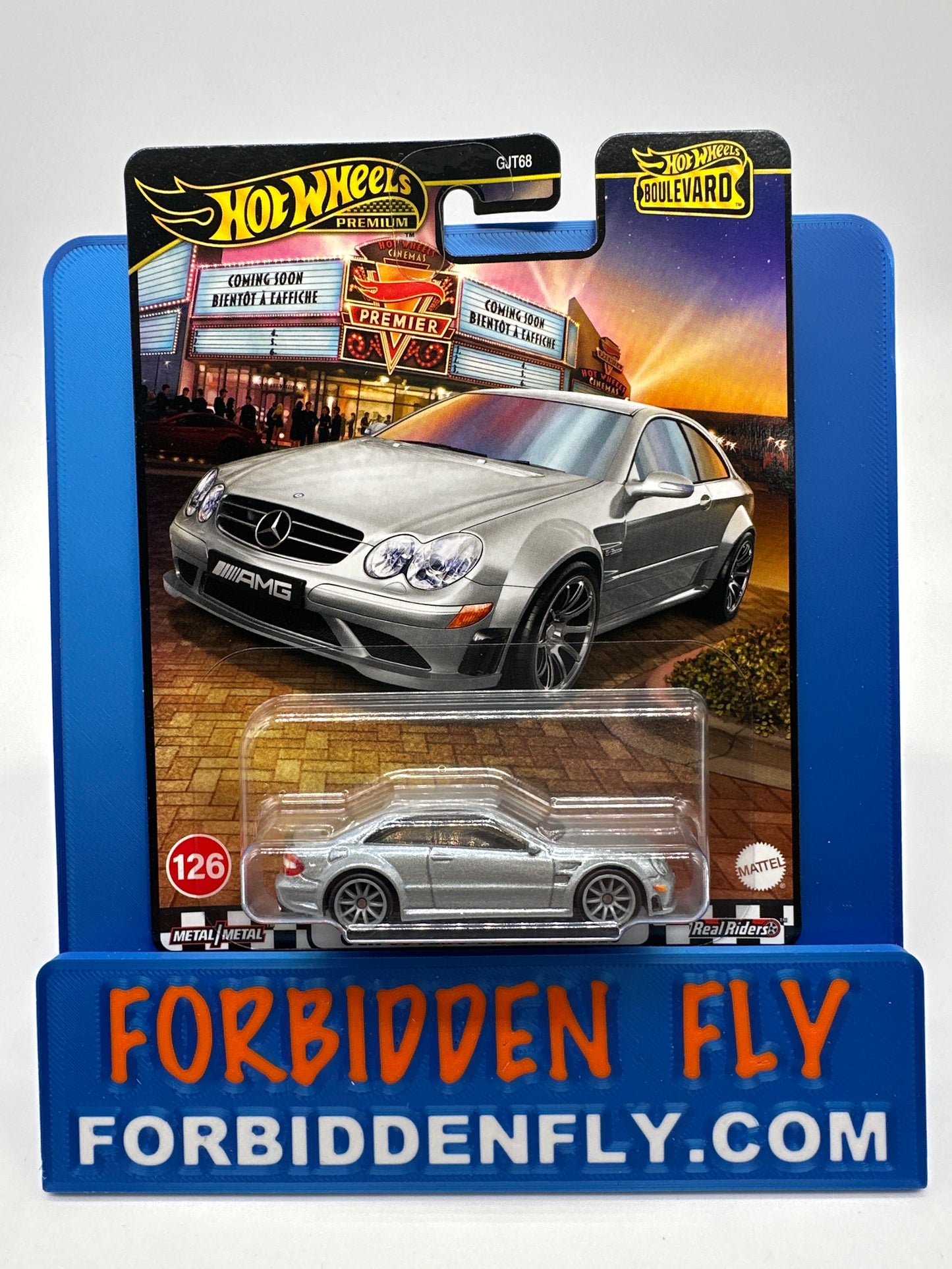 Hot Wheels Boulevard - #126 - 2008 Mercedes-Benz CLK 63 AMG Black Series - Single Car