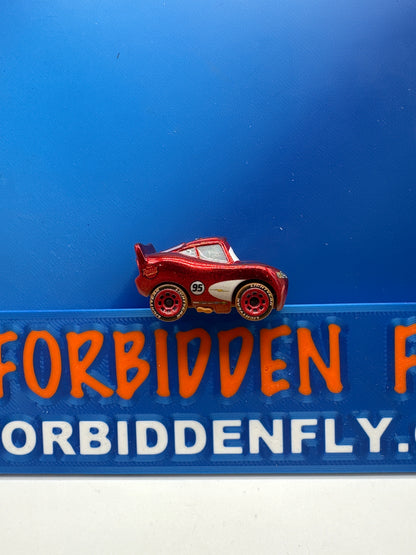 Disney Pixar Cars Movie Metal Mini Racers - Loose Muddy/Dirty Radiator Springs Lightning McQueen