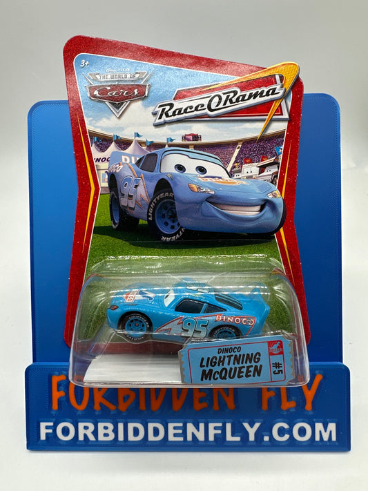 Disney Pixar Cars Movie - Race O Rama - Dinoco Lightning McQueen