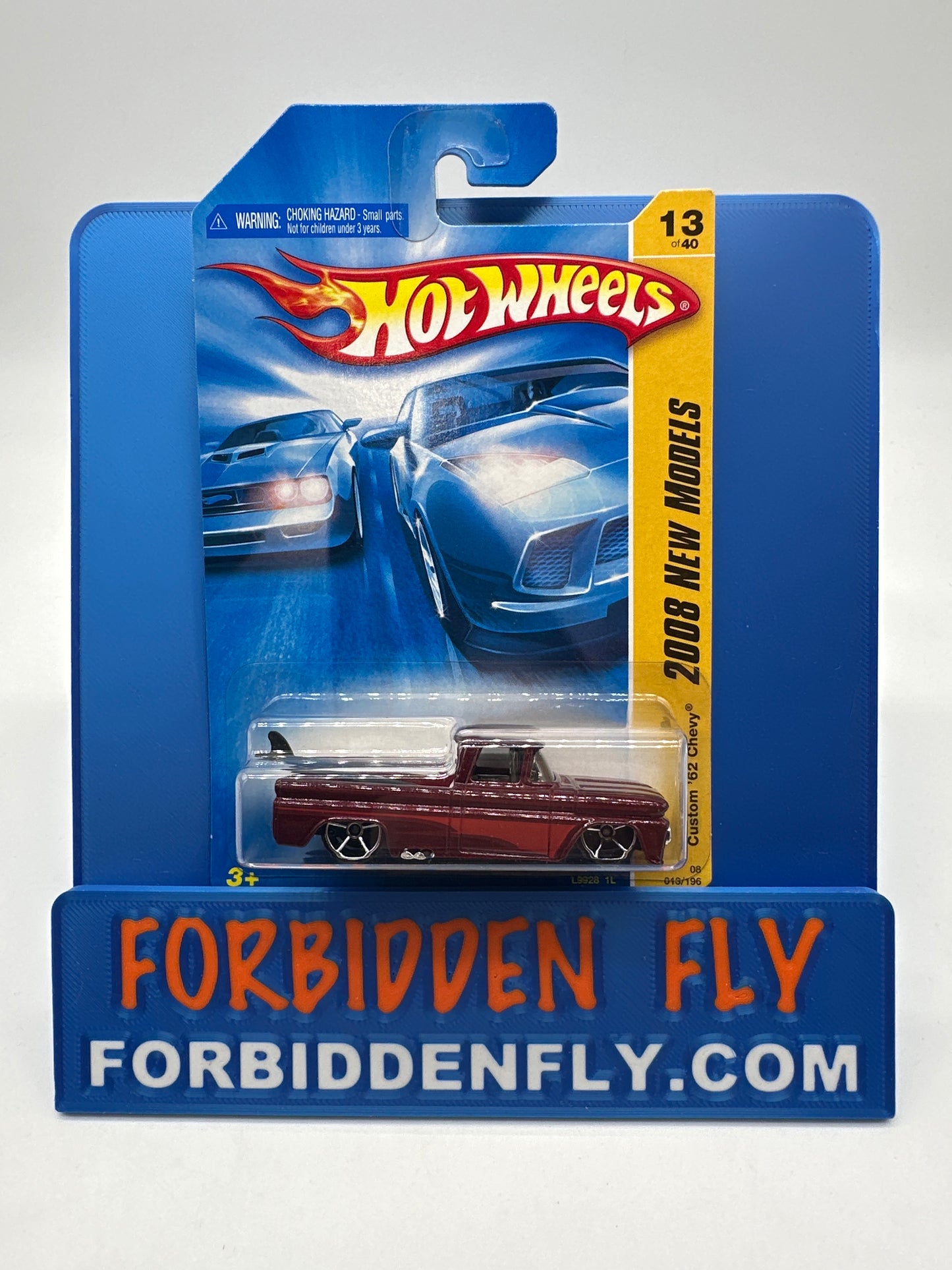 Hot Wheels 2008 Mainline - 2008 New Models Series - Custom ‘62 Chevy - Maroon