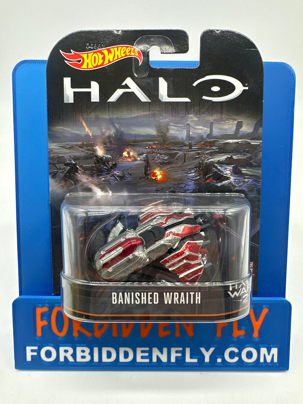 Hot Wheels 2017 Retro Entertainment Premium Single - Halo Wars 2 - Banished Wraith (Movie Reel Packaging)