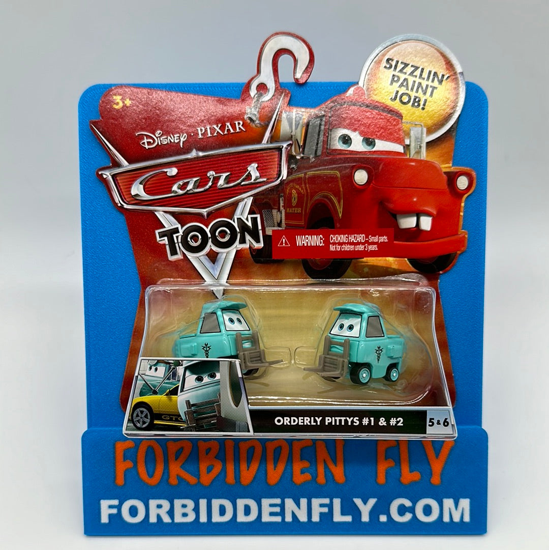 Disney Pixar Cars Movie - Cars Toon Series - Orderly Pittys #1 & #2