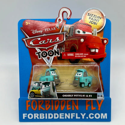 Disney Pixar Cars Movie - Cars Toon Series - Orderly Pittys #1 & #2