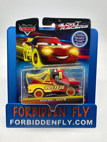 Disney Pixar Cars Movie - Glow Racers Series - Rusteze Mater