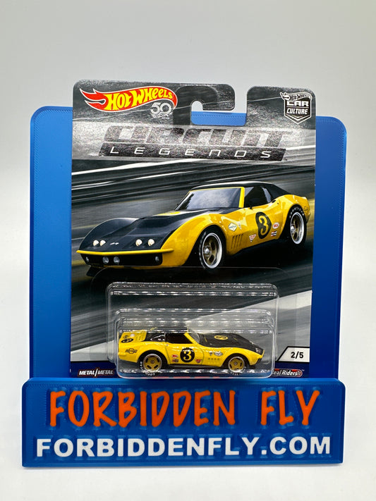 Hot Wheels Car Culture Premium - Circuit Legends Series Single - #2/5 - ‘69 Copo Corvette