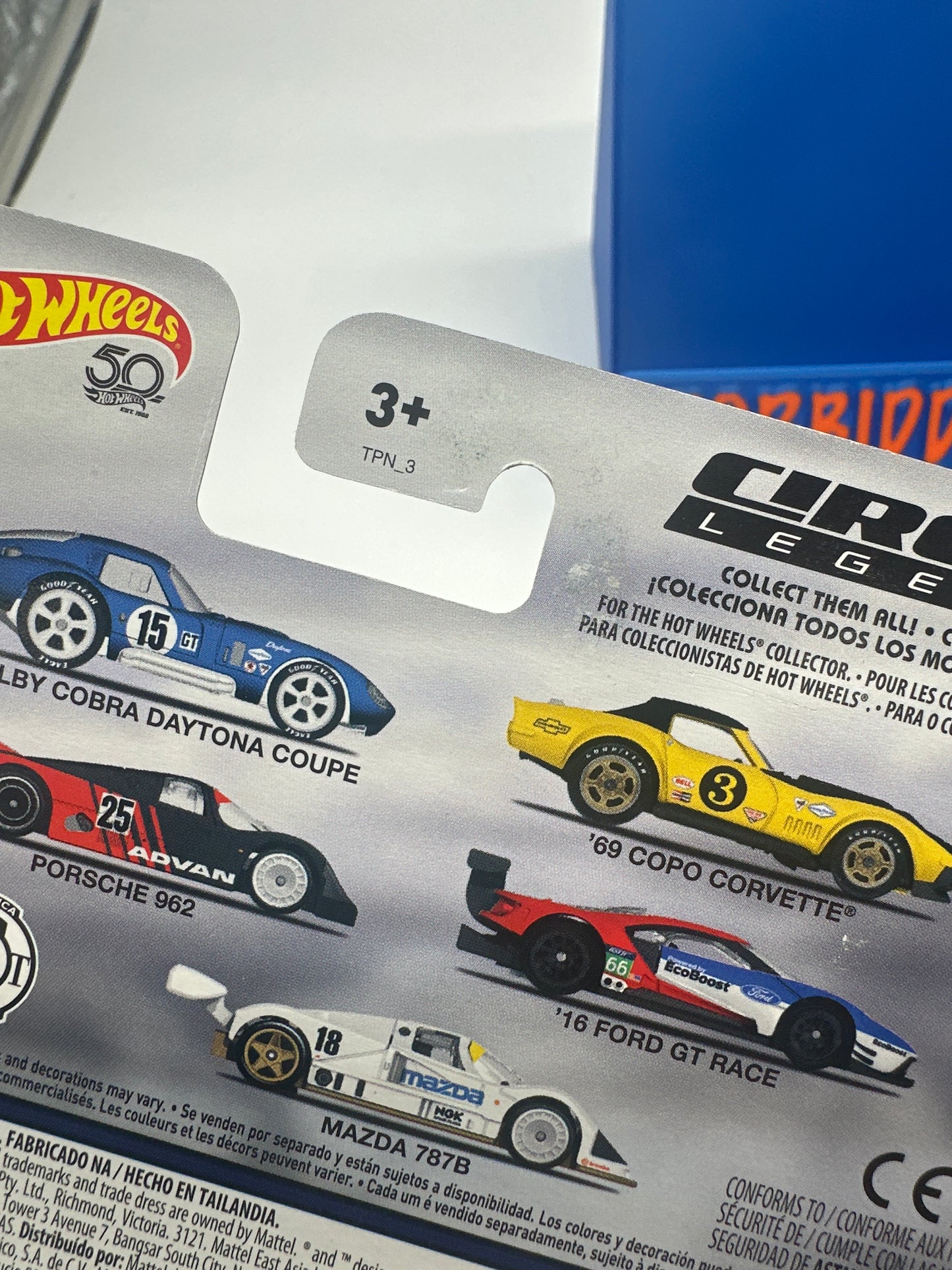 Hot Wheels Car Culture Premium - Circuit Legends Series Single - #3/5 - Porsche 962 - Advan Livery