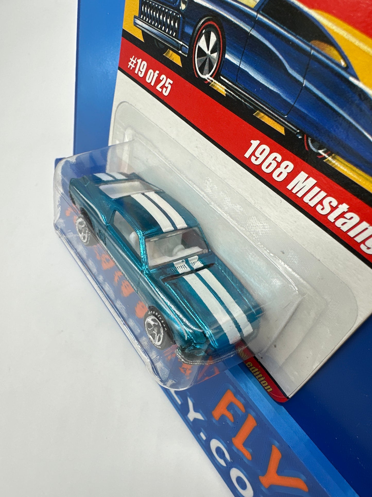 Hot Wheels Classics - Series 1 #19 of 25 - Aqua 1968 Mustang
