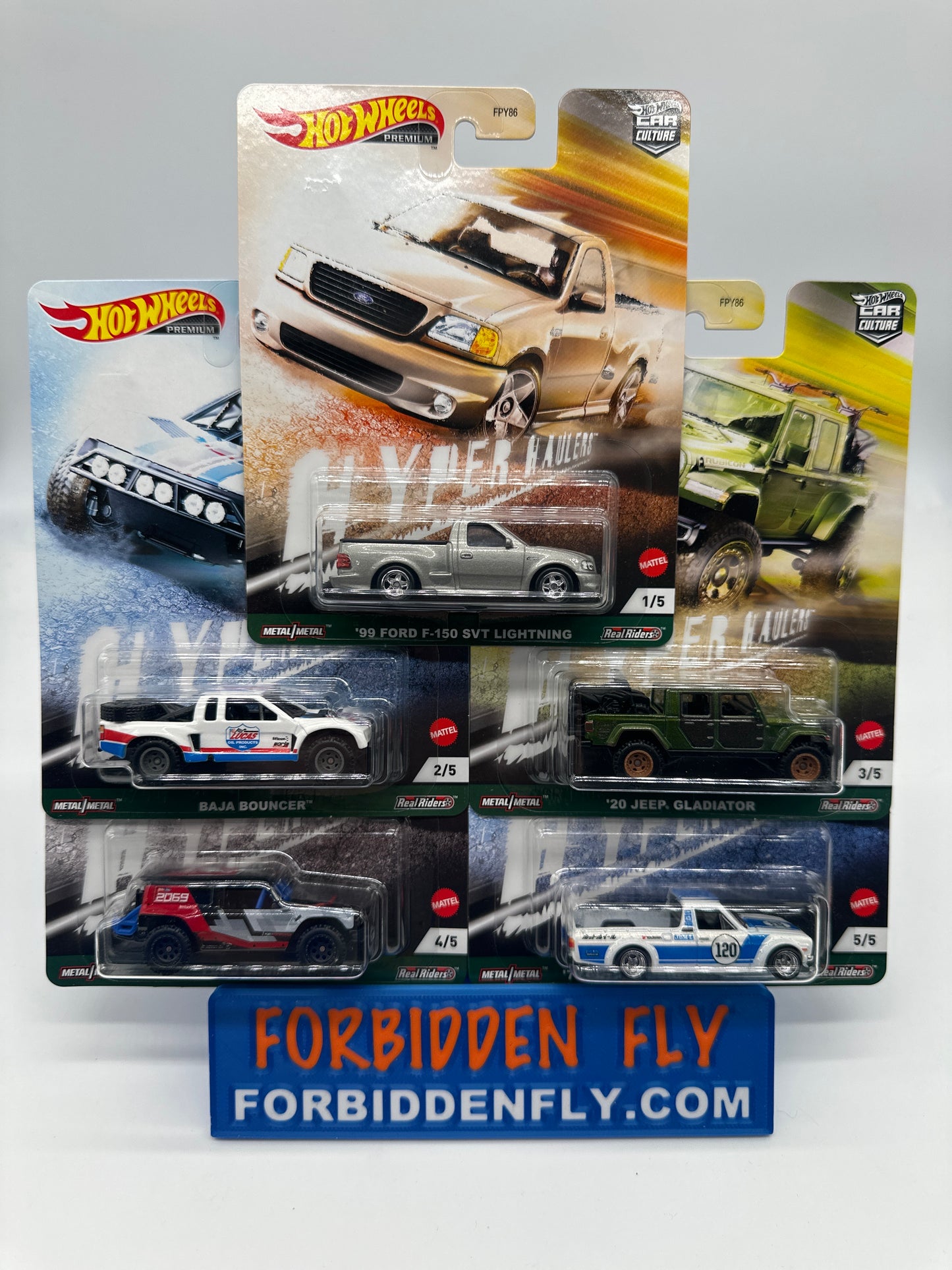 Hot Wheels Car Culture - Hyper Haulers Premium Set of 5