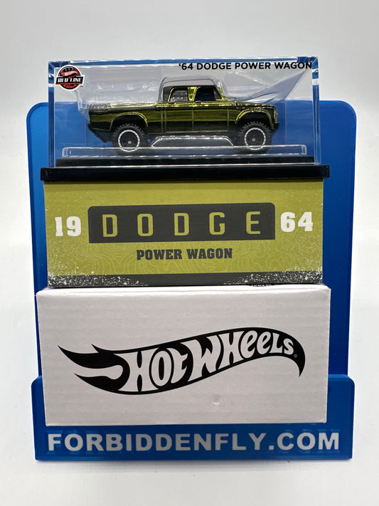 Hot Wheels RLC Red Line Club - 2024 Release - 1964 Dodge Power Wagon - Green