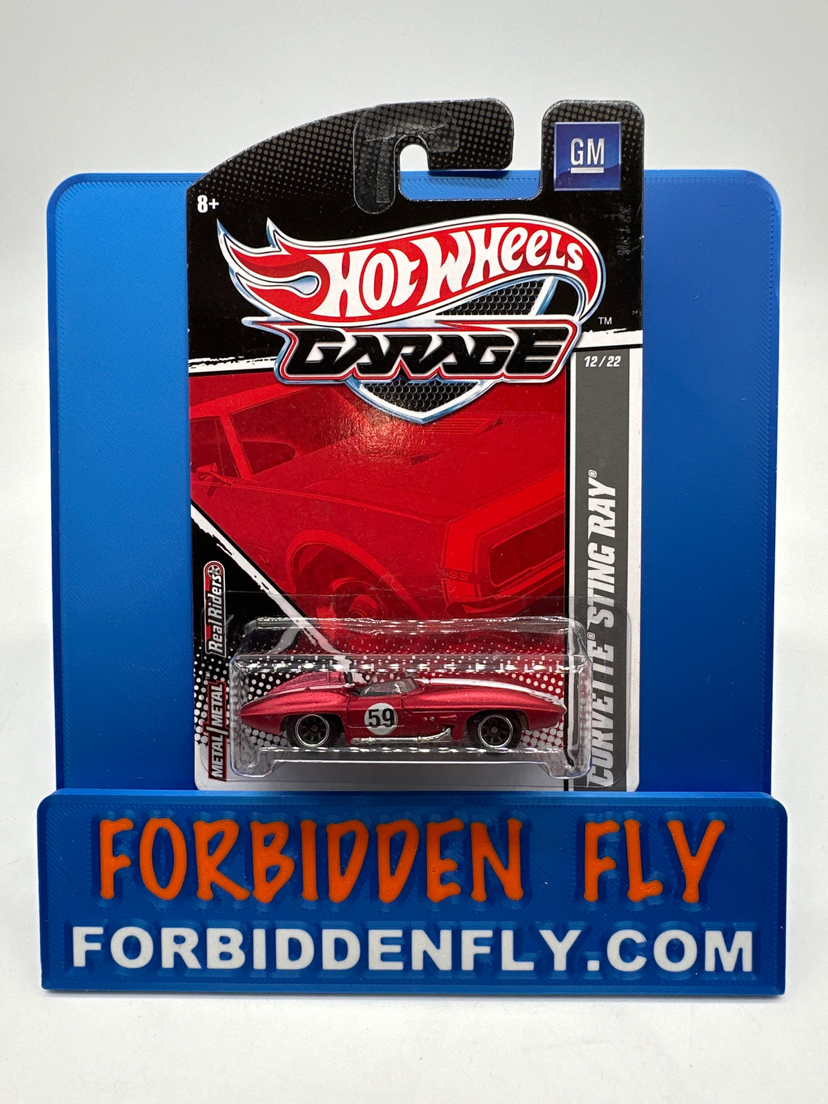 Hot Wheels Premium - HW Garage Series (GM) - Red Corvette Sting Ray (#12/22)
