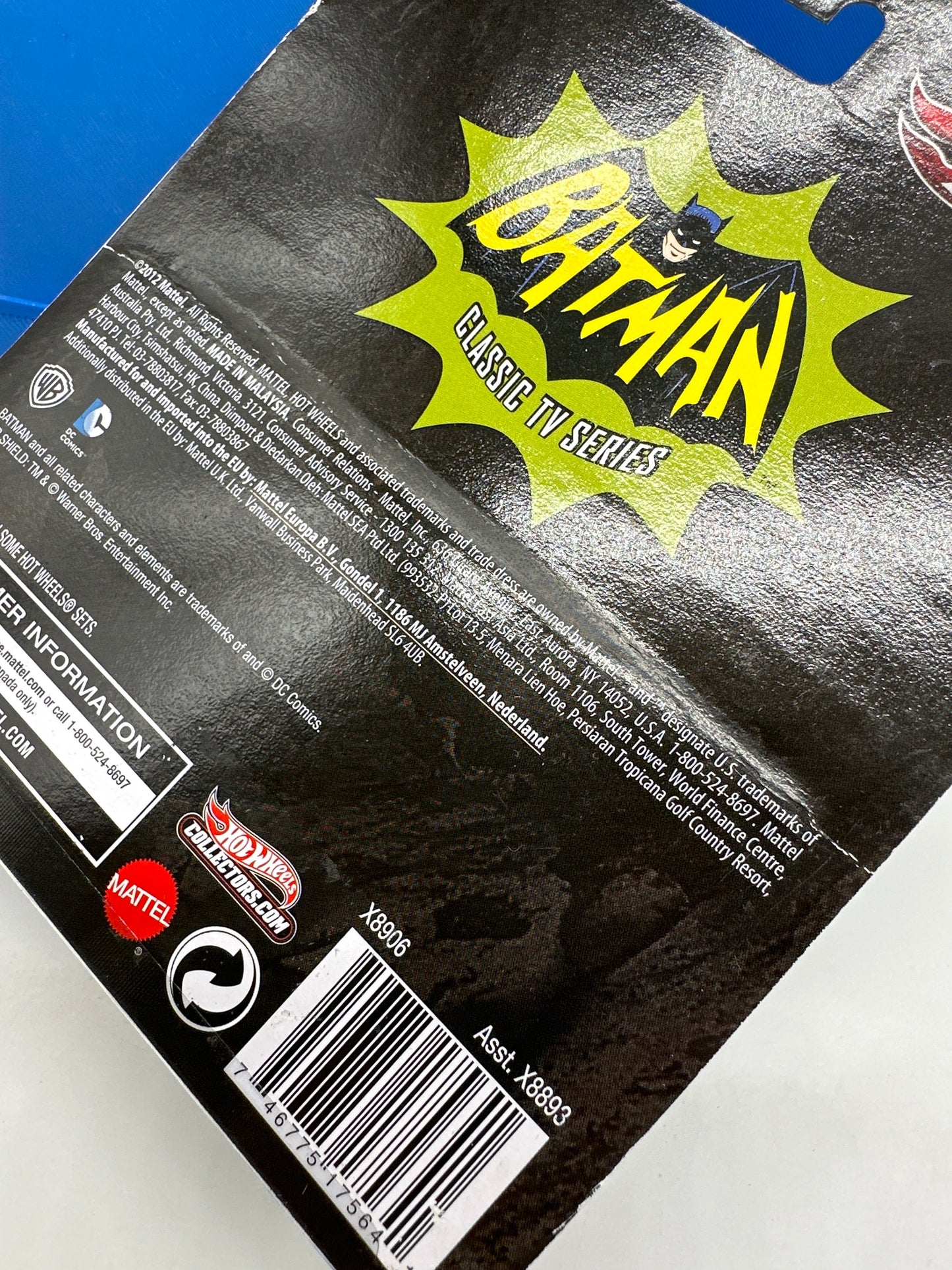 Hot Wheels 2013 Retro Entertainment Premium Single - DC Batman Classic TV Series Batmobile (Movie Reel Packaging)
